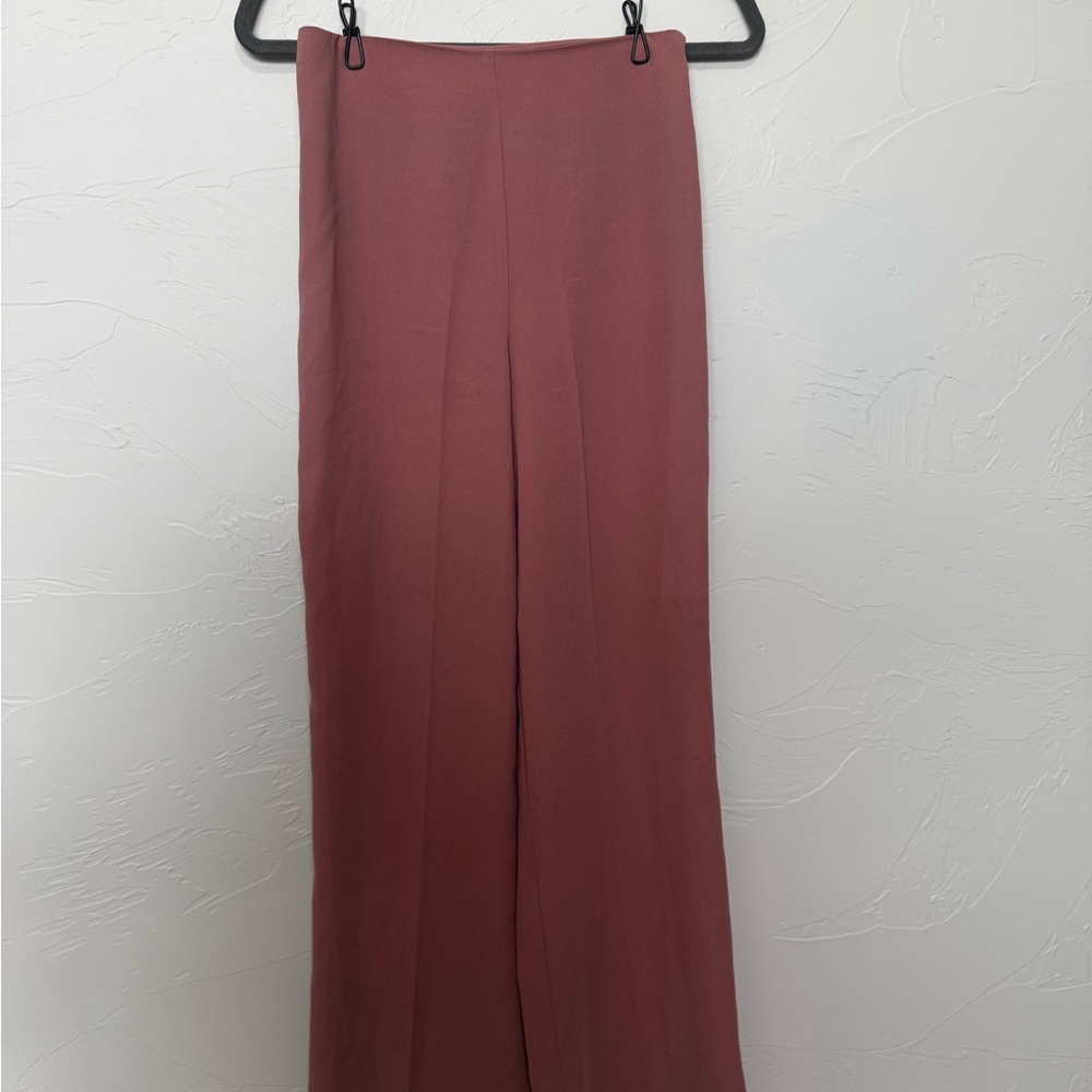 ASOS Dusty Rose Wide Leg Pants